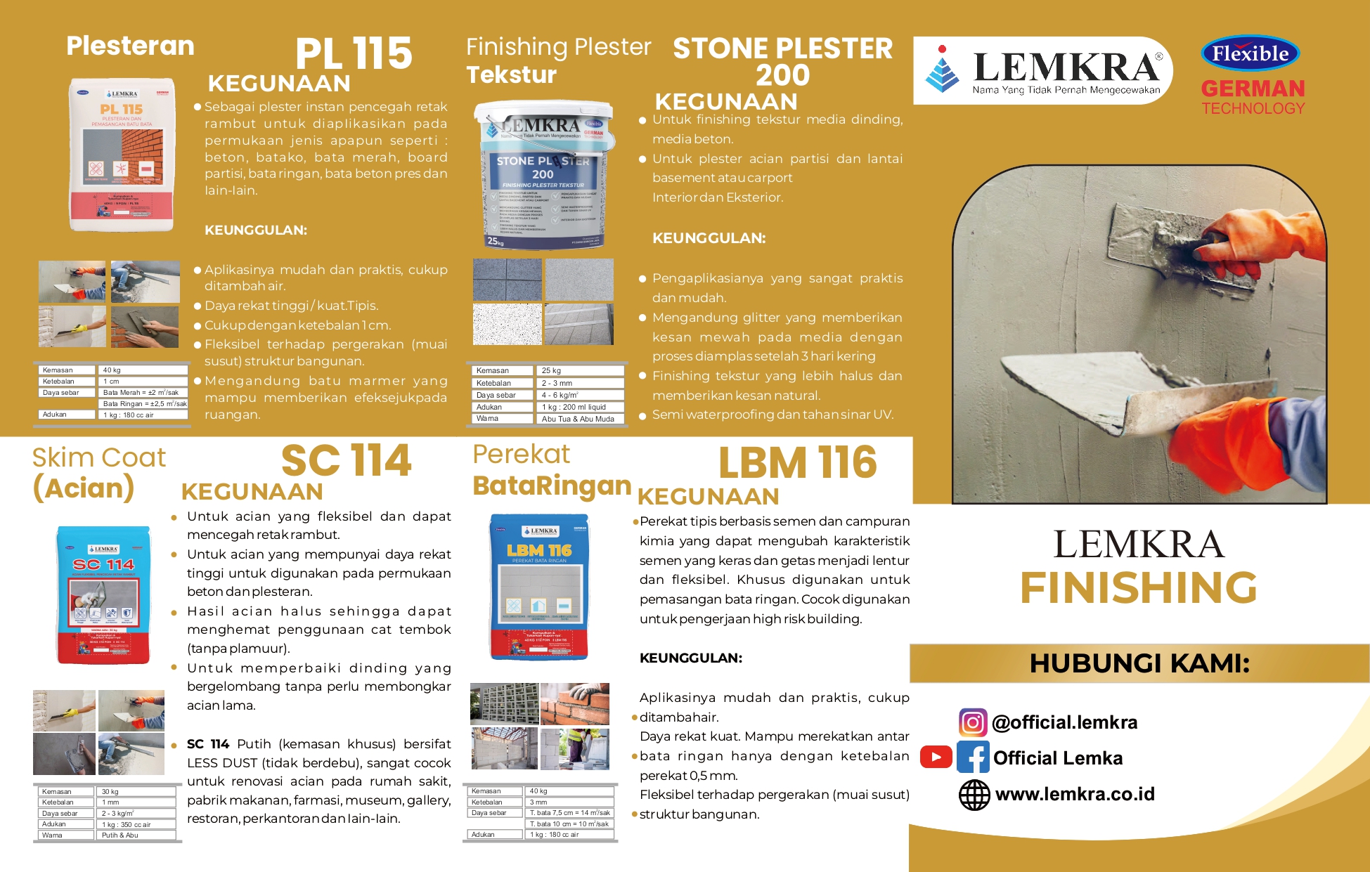 Sampul Brosur Finishing