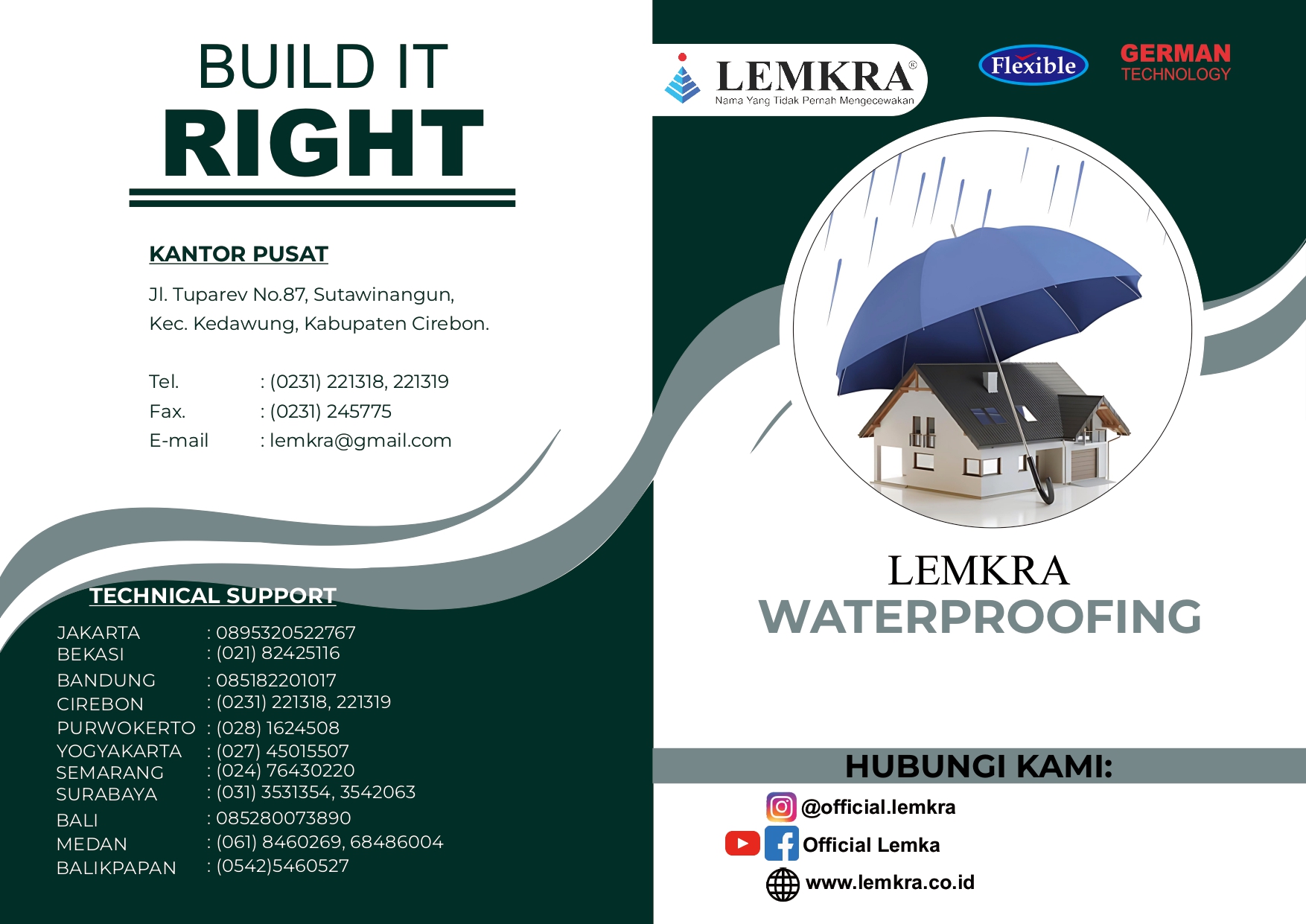 Sampul Brosur Waterproofing